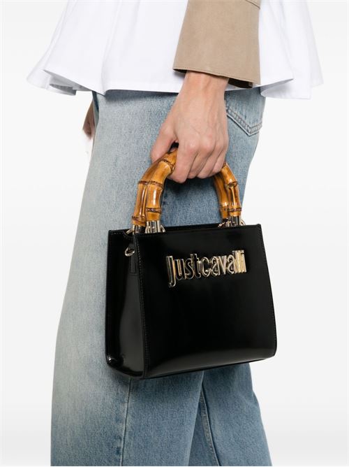 Borsa donna Just Cavalli nera compatta JUST CAVALLI | 80RA4BD2ZSB86899